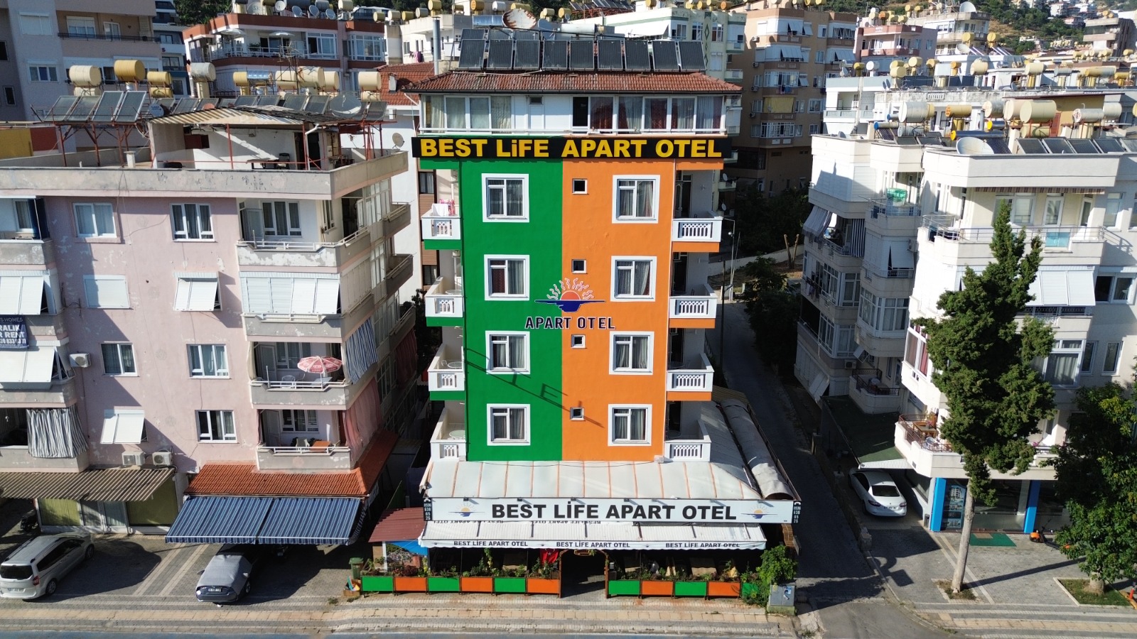 Alanya teleferik ve gün batımı sahil manzarası